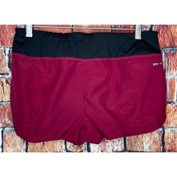 Florida State Seminoles FSU Women’s Medium Lined Nike Dri-Fit Running Shorts - Picture 2 of 3